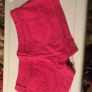 Pink vanity shorts